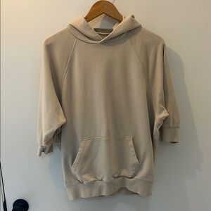 Fear of God Essentials 77 Relaxed Fit Hoodie, Cream, XS